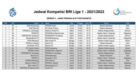 Ini Jadwal Lengkap Dan Venue Seri Kedua Liga Bolaskor