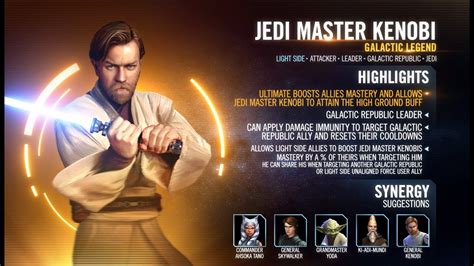 How To Easily Beat Tier 4 Of The Galactic Legend Jedi Master Kenobi