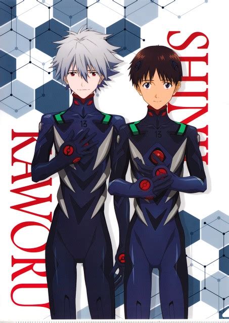 Neon Genesis Evangelion Kaworu Nagisa Shinji Ikari Minitokyo