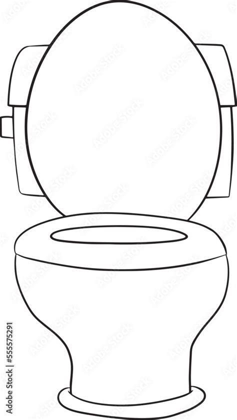 toilet cartoon doodle kawaii anime coloring page cute illustration ...