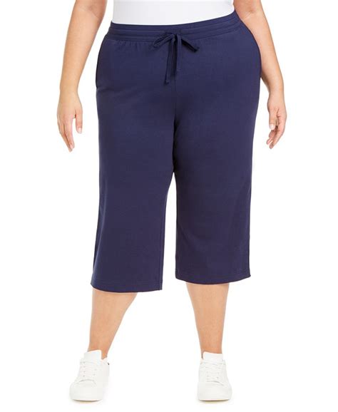 Karen Scott Plus Size Knit Capri Pants Created For Macys Macys