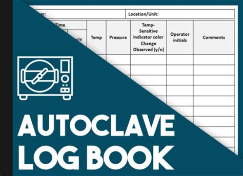 Autoclave Log Book Record Your Tests For All Ultrasonic Cleaners