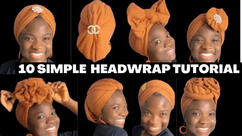 QUICK EASY HEADWRAP TUTORIAL Headscarf Scarf Turban YouTube