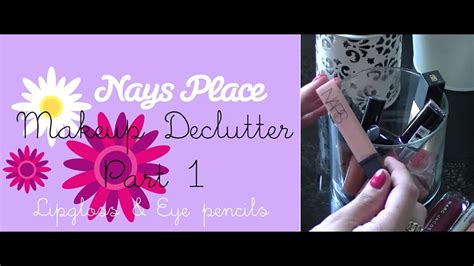 Decluttering My Makeup Collection Part 1 Lipglosses And Eye Pencils