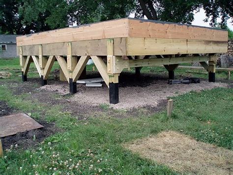 12 X 16 House Pier And Beam Support For Foundation Pier And Beam