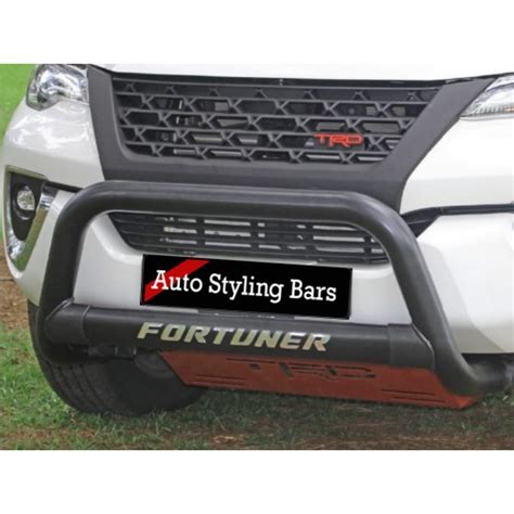 Toyota Fortuner Nudge Bar Stainless Steel Pc Black