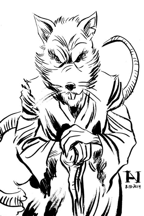 Splinter Coloring Pages