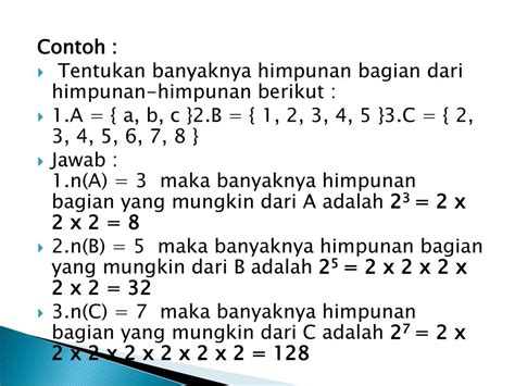 Detail Contoh Soal Himpunan Bagian Koleksi Nomer 17