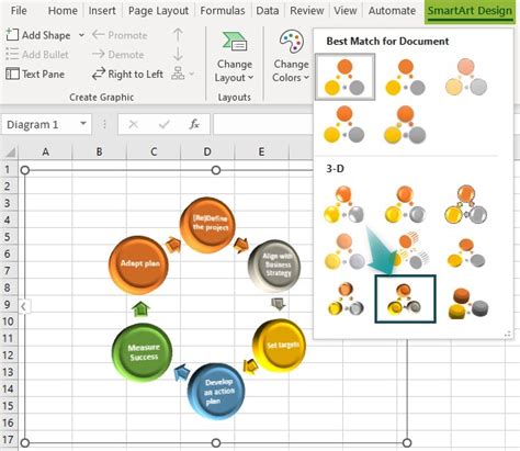 Flow Chart In Excel Examples Template How To Createmake