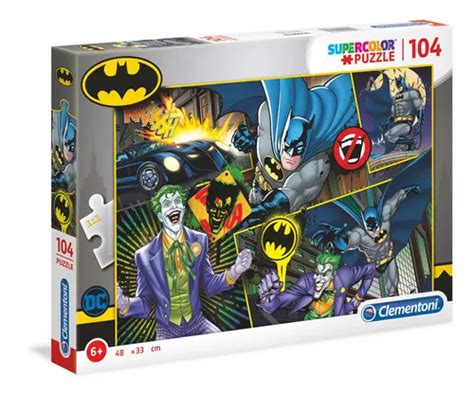 Rompecabezas Batman Vs Joker 104 Pz Clementoni Italia Batimobil Guason