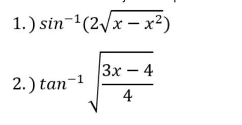 Solved Find The First Derivative Of The Following Problems