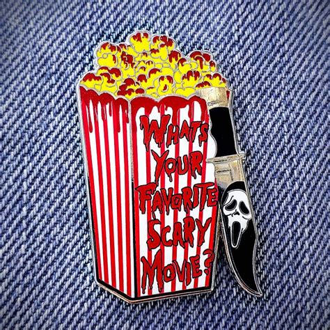 Scream Horror Enamel Pin Wes Craven 90s Lapel Horror Etsy