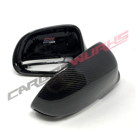 Audi A3 A4 A5 A6 Q3 Gloss Carbon Fibre Mirrors Without Lane Assist Carbonwurks