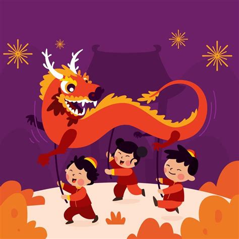 Chinese New Year Festival Vector Art At Vecteezy