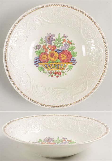 Windermere Multicolor 9 Round Vegetable Bowl By Wedgwood