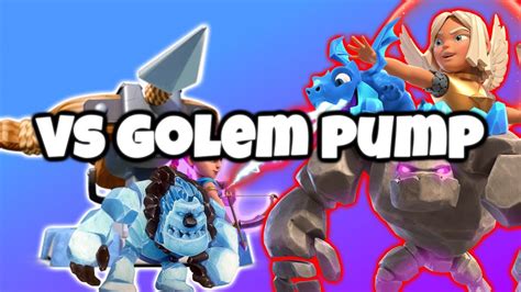 29 X Bow Vs Golem Pump Battle Healer Youtube