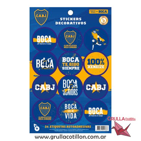 STICKER BOCA X24 Comprar En Grulla Mayorista