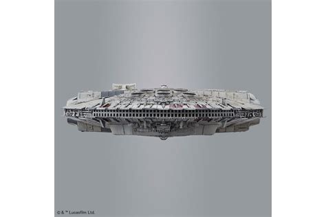 Star Wars Plastic Model Kit 1 144 Millennium Falcon The Last Jedi Bandai Mykombini