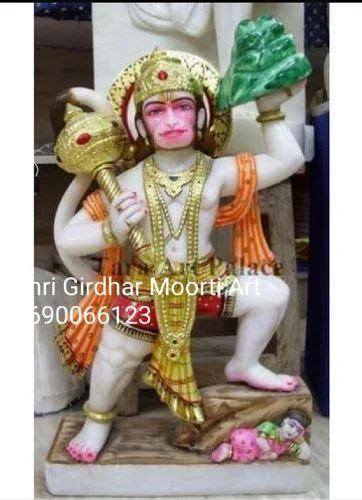 Marble Veer Hanuman Ji Statue For Worship At Rs 18000 In Jaipur ID