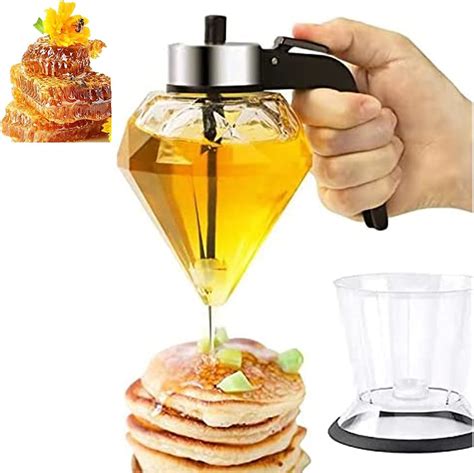 Amazon Honey Dispenser No Drip Glass Oz Syrup Dispenser Syrup