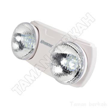 Jual Krisbow Lampu Darurat Twin Spot Emergency Lamp Twin Spot W Di