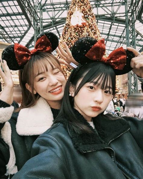 上ノ堀結愛さんのインスタグラム写真 上ノ堀結愛instagram「・ Disneyデート楽しかったよ💕 また行く約束したんやで~🐭🤤 おとゆあでぃずにーらんど」11月18日 19時