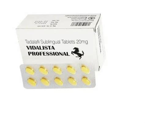 VIDALISTA PROF 20MG At Rs 40 Stripe Cialis In Nagpur ID 27427928933