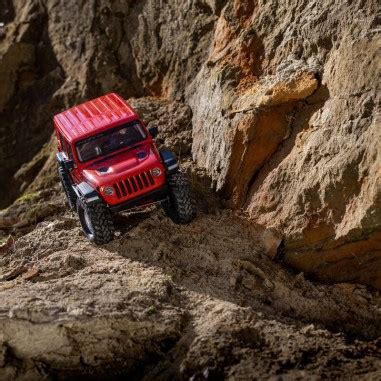 Axial Crawler Scx Iii Jeep Wrangler Rubicon Jlu Wd Ep Rtr Rouge