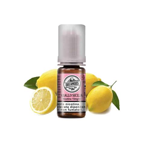 Liquide Dreamods No Giallo Sicilia Ml Citrons Jaunes Siciliens