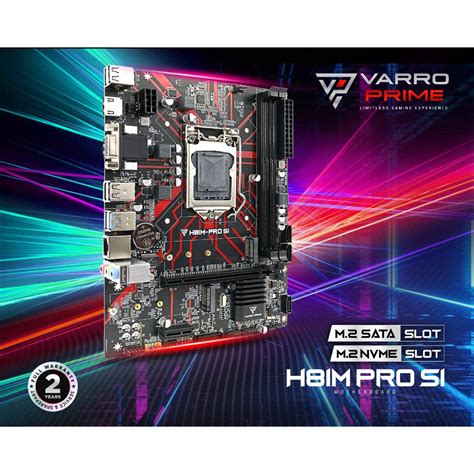 Jual Motherboard Gaming H81M PRO S1 VARRO SUPPORT NVME Shopee Indonesia