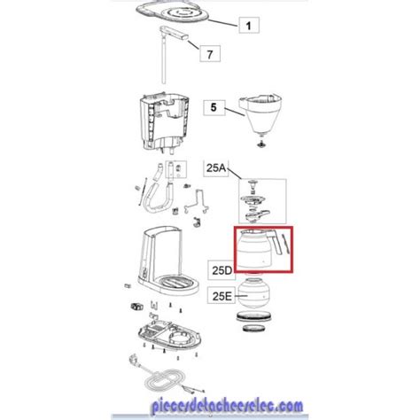 Verseuse Pour Cafetiere Melitta Cafeti Res Melitta Pi Ces D Tach Es Elec