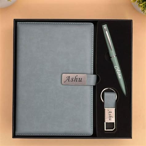 Personalized Diary Pen Keychain T Combo Set