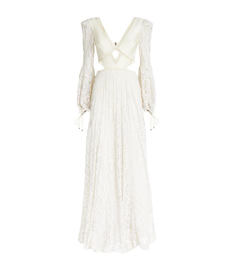 Womens Patbo White X Harrods Lace Cut Out Maxi Dress Harrods Uk