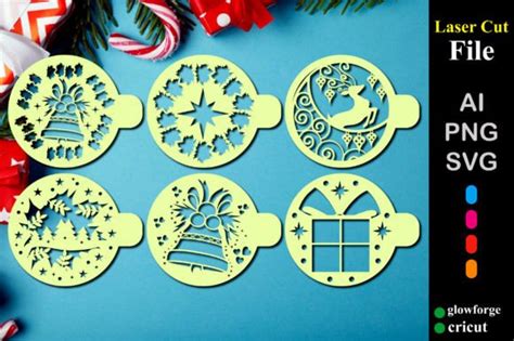 Christmas Stencil Templates Svg Graphic By Svg Hub · Creative Fabrica