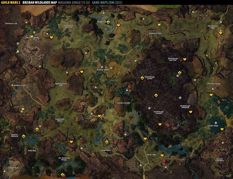 Brisban Wildlands Map Guild Wars