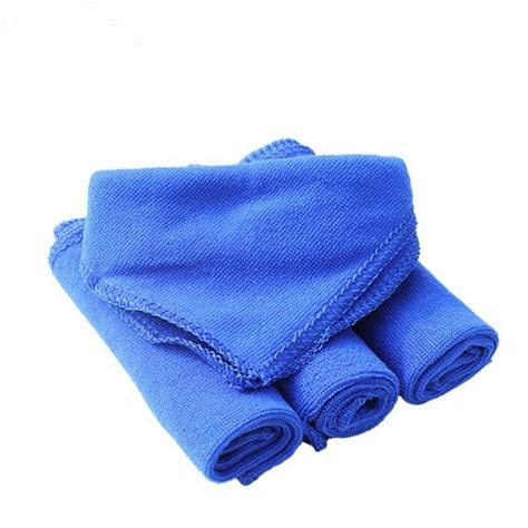 High Quality Car Styling 7 Pcs Blue Absorbent Wash Cloth Car Auto Care