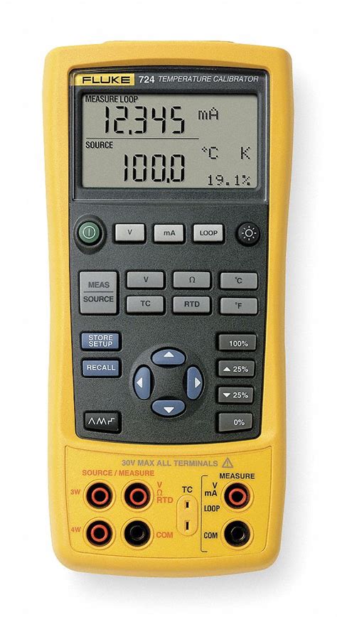 Fluke Rtd Thermocouple To Mv Dc Handheld Temperature Calibrator