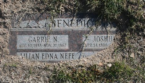 Joshua Northrop Benedict 1806 1861 Find A Grave Memorial