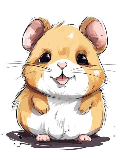 Premium Vector Cute Hamster Vector Art