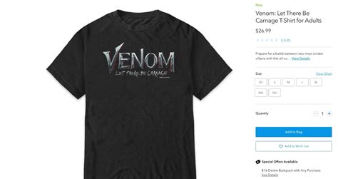 Venom: Let There Be Carnage Merch Now Available on Disney Shop