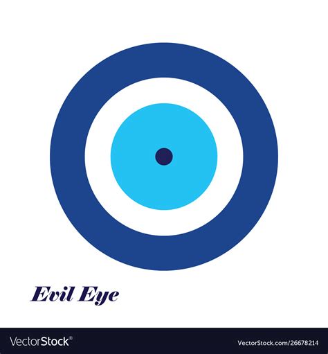 Blue Evil Eye Evil Eye Logo Royalty Free Vector Image