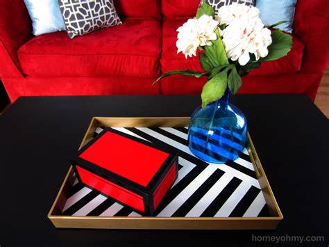 DIY Painted Tray - Homey Oh My