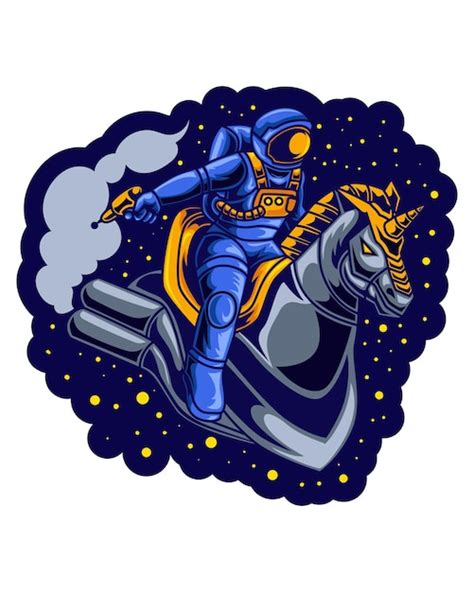 Astronauten T Shirt Design Vektorgrafik Design Premium Vektor