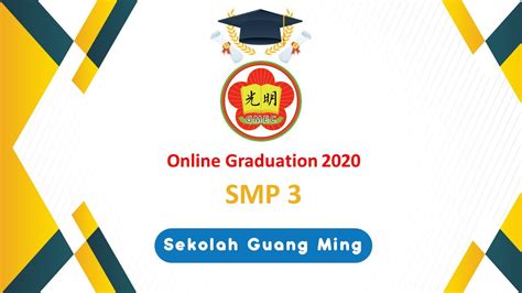 Guang Ming School Junior High Online Graduation 2020 Youtube