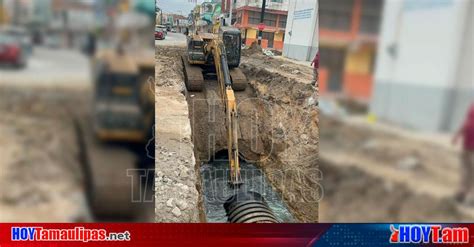 Hoy Tamaulipas Tamaulipas Notable Avance De Obra De Un Colector De