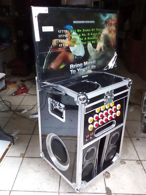 videoke machine  flight case exterior heavy duty accessories