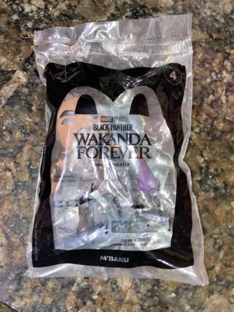 Mcdonald S Disney Marvel Black Panther Wakanda Forever Happy Meal