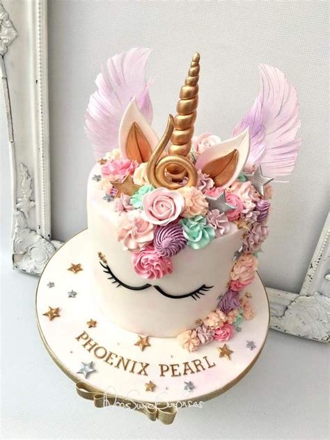 Unicorn Themed Birthday Party Birthday Cake Girls Birthday Party Cake