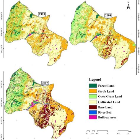 Spatial Distributional Pattern Of Lulc For And