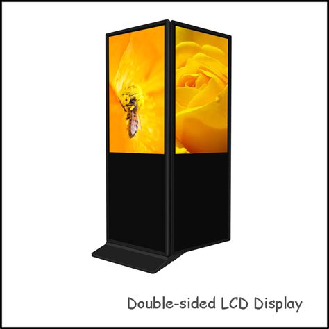 Inch Standing Digital Signage Display Dual Screen Kiosk Double Sided